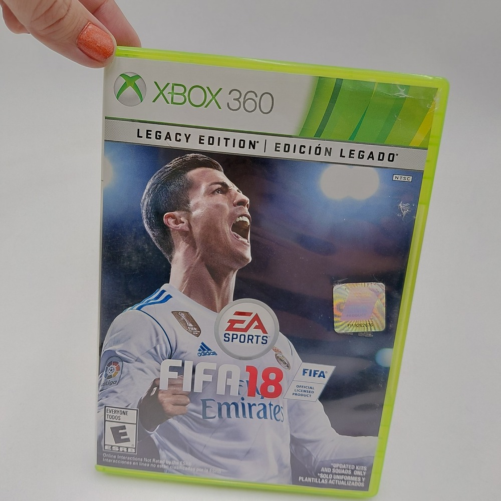 FIFA 18 Legacy Edition Xbox 360 EA Sports Soccer Game Clean Disc